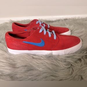 Custom Nike SB Stefan Janoski Red Shoes Mens size 10.5